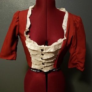 Colonial top - perfect for costumes or renaissance